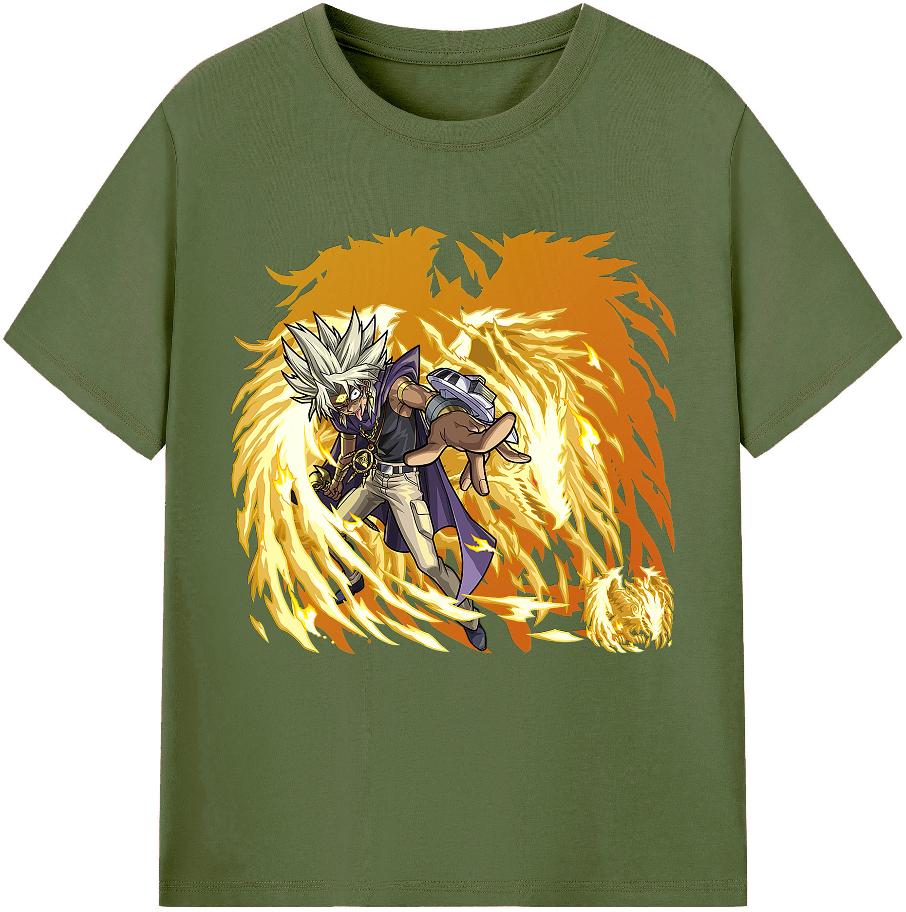 （画像用） 遊☆戯☆王 Yu-Gi-Oh! 綿100％半袖Tシャツ（フロントプリント）